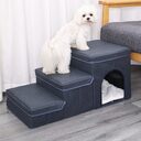 Cat Kennel Cage Multifunctional Dog Stairs Upper Bed