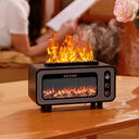 New Design Ultrasonic Flame Humidifier 200ml Simulated Fireplace