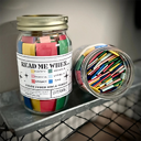 Handmade Bible Verses Jar 67 Color-coded Verse Crafts