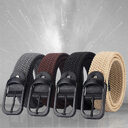 Fashion Casual Men's Toothless Buckle Belt