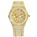 Hip Hop Style Diamond High-end Square Large Dial