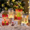 Christmas Decorations Crystal Ball Gift Box Lights