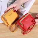 Women's Short Leather Wallet Multiple Card Slots Large