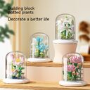 Building Block Flower Eternal Rose Small Particle Assembly