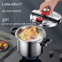 Stainless Steel Pressure Cooker 6L Household Thickened Explosion-proof