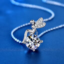 Moissanite 925 Sterling Silver FARCENT Necklace For Women