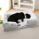 Plush Round Pet Bed Dog Winter