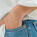 Letters Name Bracelets For Women Men Kid Stainless