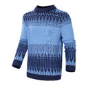 Men's Crewneck Pullover Sweater Unisex Fair Isle Long