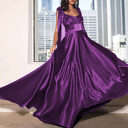 Fashion Sleeveless Camisole Gown Bridesmaid Evening Dress Women