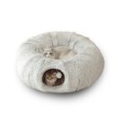 Winter Cat Nest Tunnel Round Plush Warm Pet
