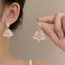 New Design Sweet Christmas Tree Earrings For Women
