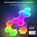 Graffiti Hexagonal Quantum Lamp Bedside Wall E-sports Ambience