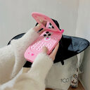 Flip Phone Shape Mirror Case