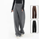 Irregular Wide-leg Pants Ins Fashion Loose Trousers Women's