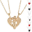 Angel Wings Hug Necklace Magnet Love Gift