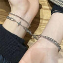 Fashion Jewelry Magnet Love Suction Bracelet Couple Valentines