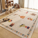Cartoon Funny Animal Household Absorbent Non-slip Crystal Velvet