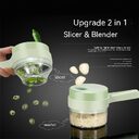 Chopper Mini Wireless Electric Mashed Garlic Cutting