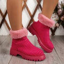 Winter Ankle Boots Fashoin Thick-soled Thickened Snow