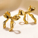 Bow Earrings Simple Style Fashionable And Versatile