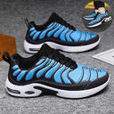 Color-blocked Sneakers Men Personalized Fashion Lace Up Air