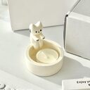 Cat Candlestick Holder Cute Kitten Candle Creative Aromatherapy
