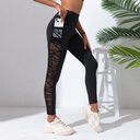 Yoga Primer Plus Size Mesh Stitching Clothes Hip-lift