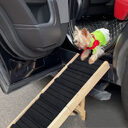 Wooden Adjustable Pet Dog Ladder Foldable Portable Non-slip