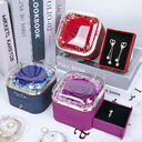 Valentines Day Rose Flower Drawer Jewelry Box Earrings