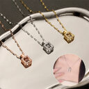Valentines Day Gift Perfume Bottle Pendant Titanium Steel