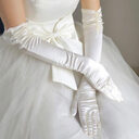 Double-row Beaded Satin Sun Protection Scar Cover Up