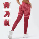 Leopard Print Fitness Pants For Women High Waist