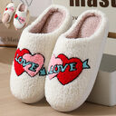 Women's Home Slippers Fashion Plush House Shoes