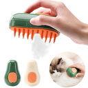 Steamy Cat Brush Dog Grooming Comb Electric Self