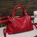 Fashion Boston Shoulder Bag Women's Handbags Retro Rivet