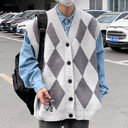Autumn And Winter Leisure Men's V-neck Sweater Woolen