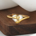 Hug Love Heart-shaped Ring Fashion Simple Rings