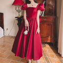 Winter Wine Red Engagement Daily French Princess