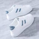 Women's All-matching Casual Sports Leather Summer White Sneakers