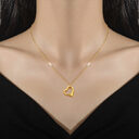 Simple Bracelet Love Heart Furnace Real Gold Cold