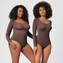 Women's One-piece Bottoming Shirt Long-sleeved Corset Body Shaper