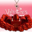 Valentines Day Gift Soap Rose Box Crystal Pendant
