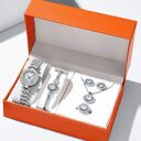 Women's Waterproof Alloy Five-piece Watch