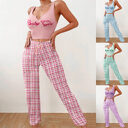 Spring Summer Women's Casual Pajamas Home Wear Vest