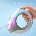 Ring With Light Dog Leash Pet Automatic Retractable