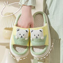 Cute Cartoon Bear Slippers Spring And Autumn Fashion