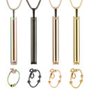 Adjustable Necklace And Ring Relieve Pressure Ornament Stainless