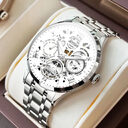 Men's Automatic Non-mechanical Watch Stainless Steel Waterproof