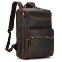 Leather Backpack Vintage Men's Cowhide